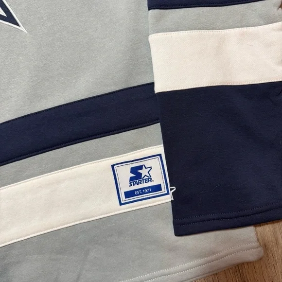 Vintage Dallas Cowboys Starter NFL hoodie sweatshirt men’s S oversized fit baggy - Picture 4 of 7
